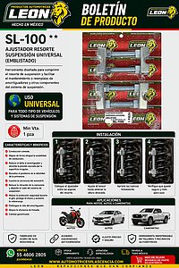 AJUSTADOR RESORTE SUSPENSION UNIVERSAL (EMBLISTADO)