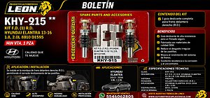 KIT F.D. (1) R.D. HYUNDAI ELANTRA 13-16 1.8, 2.0L 8810 D1595