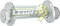 TORNILLO EXCENTRICO NISSAN NP300 2.4L 08-15, ARMADA 5.6L 05-15 (545802S400, 545802S40A)