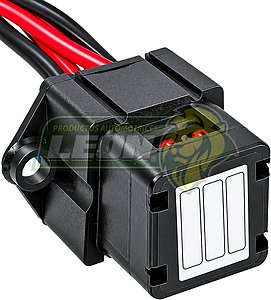 PORTAFUSIBLE DE CLAVIJA C/LED INDICADOR EMSAMBLABLE UNIVERSAL (3 FUSIBLES) 6T. (APF3L)
