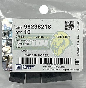 BUJE HORQUILLA CLUTCH G.M. AVEO 09-14, SPARK 11-19, PONTIAC MATIZ 98-09  (P/CABLE SELECTOR CAMBIOS) GM GENUINE PARTS