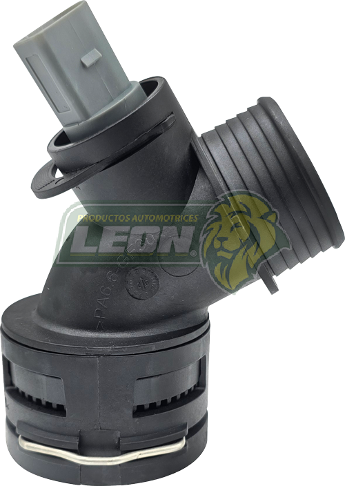 CONECTOR RADIADOR INFERIOR VW TOUAREG 3.6L 07-10, AUDI Q7 3.6L 07-10, PORSCHE CAYENNE 3.6L 08-10 PLASTICO (120-327)