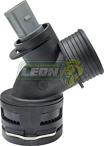 CONECTOR RADIADOR INFERIOR VW TOUAREG 3.6L 07-10, AUDI Q7 3.6L 07-10, PORSCHE CAYENNE 3.6L 08-10 PLASTICO (120-327)