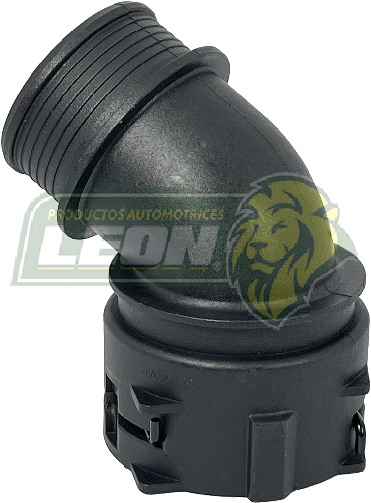 CONECTOR RADIADOR INFERIOR VW TOUAREG 3.2L 04-07, TOUAREG 3.6L 07-08, AUDI Q7 3.6L 07-10 PLASTICO (120-326)