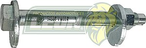 TORNILLO EXCENTRICO NISSAN URVAN, NV350 02-22 2.4, 2.5, 3.0L 4C. 16V. GASOLINA Y DIESEL 12 Y 15 PASAJEROS “INFERIOR” “KIT c/TUERCA Y RONDANA” EN BLISTER LEÓN