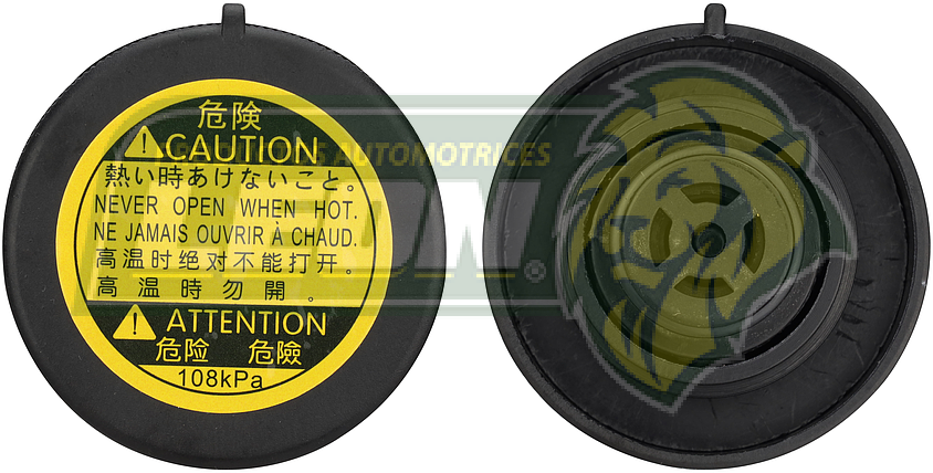 TAPON DEPOSITO ANTICONGELANTE TOYOTA HIACE 06-19 2.7L, RAV4 13-18 2.5L, RAV4 09-12 3.5L, PRIUS 10-20 1.8L, PRIUS C 12-21 1.5L, CAMRY 12-24 2.5L, CAMRY 12-17 3.5L, COROLLA 20-24 2.0L, HIGHLANDER 14-19 3.5L 19 Lbs. (108 Kpa.) (710019) BRUCK