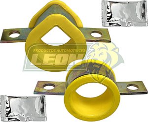 KIT DE ABRAZADERAS Y GOMAS BARRA DIR. HID. NISSAN TSURU III (POLIURETANO AMARILLO)