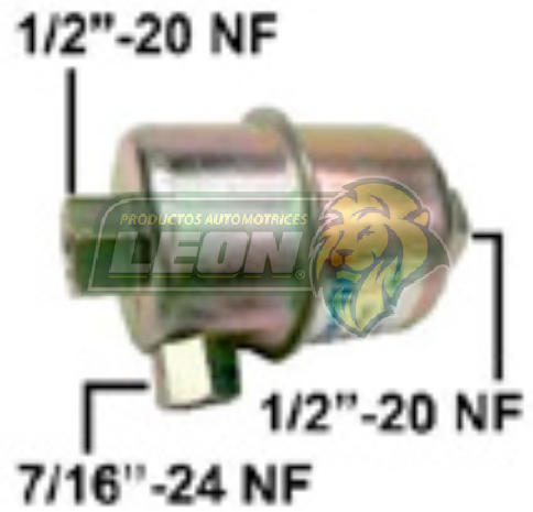 FILTRO GASOLINA FORD PK-UP F-150 V6 4.9L 90-91