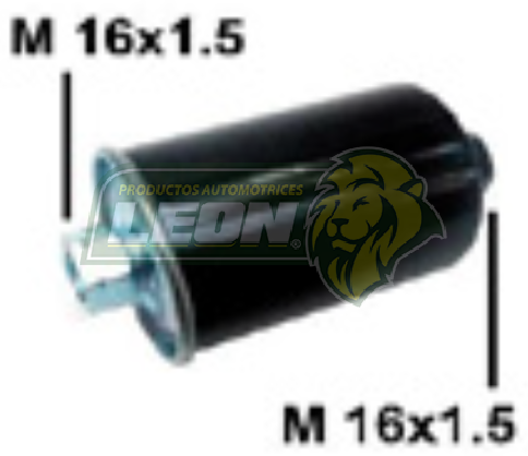 FILTRO GASOLINA G.M. CARGO VAN, BLAZER V6, SILVERADO, CHEYENNE, S-10, CORVETTE, CAVALIER V6, ETC