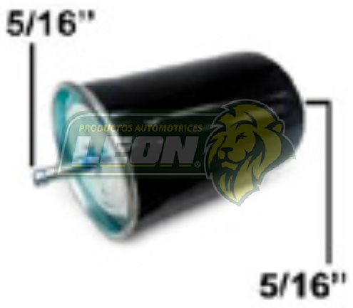 FILTRO GASOLINA VW ATLANTIC, GLS, CARIBE M.1700 Y 1800, GOLF Y JETTA A2 M.1800 4 Cil.