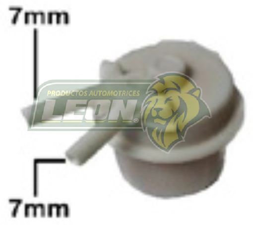 FILTRO GASOLINA TOYOTA CELICA ALL TRAC 78-84, COROLLA-COUPE 80-82, CORONA 79-81, PK PLASTICO