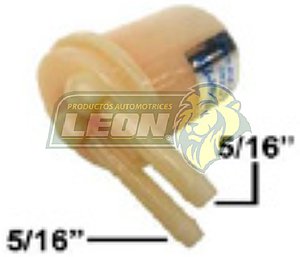 FILTRO GASOLINA NISSAN PK-UP 2.0 Y 2.4L 81-84 CARBURADOS PLASTICO
