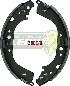 BALATA FRENO TAMBOR R.T. NISSAN D21, D22, 4X4, TOYOTA LAND CRUISER 75-90, 4 RUNNER 85-00, PK-UP T100 4WD 93-95
