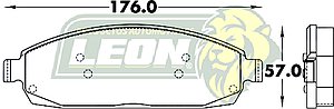 BALATA F.D. R.D. JEEP GRAND CHEROKEE 06-09, COMMANDER 06-09