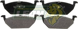 BALATA F.D. R.D. VW BEETLE 98-08, CABRIO 03-05 JETTA A4 99-08 2.0L, POLO 1.6L 03-08, LUPO 1.6 L 05-07, CROSSFOX 2007, AUDI A3 01-04 05, SEAT IBIZA STELLA , LEON 01-05, TOLEDO 01-05,  EN ADELANTE c/SEGURO TRASERO SIN SENSOR