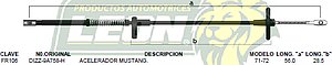 CHICOTE ACEL. MUSTANG 71-72