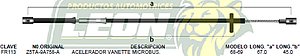 CHICOTE ACEL. VANETTE MICROBUS 68-69