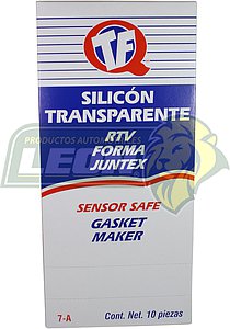 SILICON TRANSPARENTE 230 °C TUBO 80 ml ***PREGUNTE POR NUESTRAS OFERTAS***