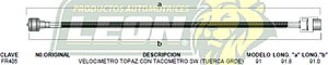 CHICOTE VELOC. AUTO MUSTANG AUT. 82