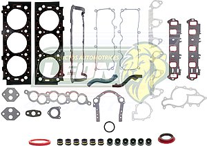 JUNTA MOTOR FORD V6 M.183 (3.0L) OHV TAPA PUNTERIAS PLASTICA (LIGA VS-3318-1R) CARTER CTO. (OS-JUNTA MOTOR 1318-1S) GHIA 91-94, RANGER 96-01, MAZDA TK 94-97 (JGO.)