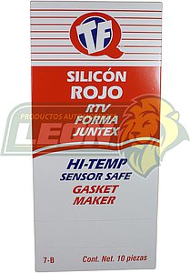 SILICON ROJO -73 a 315 °C TUBO 80 ml **PREGUNTE POR NUESTRAS OFERTAS***