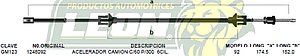 CHICOTE ACEL. CAMION C-60, P-300 6C. 92
