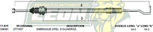 CHICOTE EMBR. OPEL 6C.