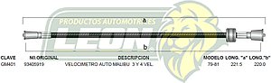 CHICOTE VELOC. AUTO MALIBU 3 Y 4 VELOC. 79-81