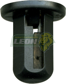 GRAPA PLASTICA PORTAPLACA MUELA FORD NEGRA T/O
