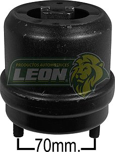 SOPORTE MOTOR VW EUROVAN FRONTAL (R) L4 1.9 DIESEL TDI, 2.0L GASOLINA 00-06, L5 2.5L GASOLINA 00-06 (CHICO DISTANCIA ENTRE CENTRO TORNILLOS 70 mm)