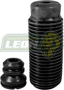 GOMA REBOTE AMORTIGUADOR NISSAN TSURU III 92-17, TSUBAME 92-04 DELANTERA CORTA C/CUBREPOLVO (SYD M-55) NAC.