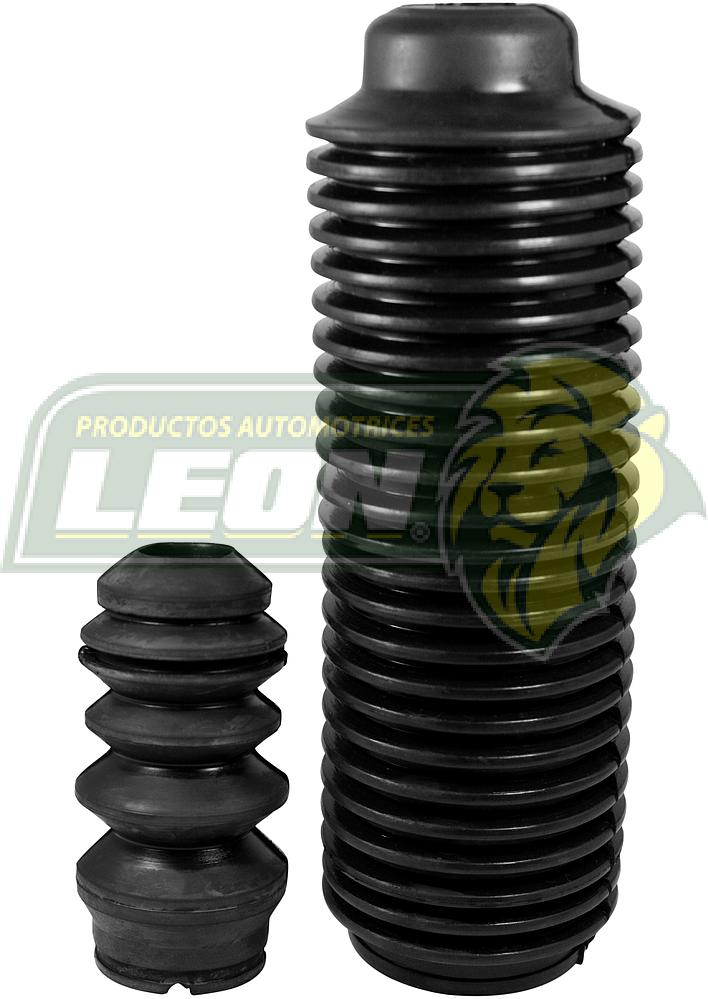 GOMA REBOTE AMORTIGUADOR NISSAN TSURU III TRASERA LARGA C/CUBREPOLVO NAC.