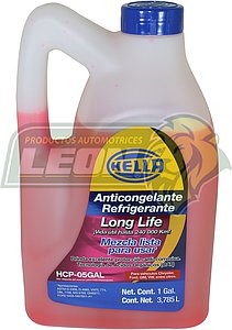 ANTICONGELANTE LISTO PARA USAR GALON 3.785L -26° A 108° “ROSA” BIODEGRADABLE HELLA