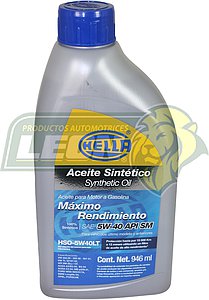 ACEITE PARA MOTOR DE GASOLINA SINTETICO (AUTOS MODERNOS) SAE5W40 1 Lt.