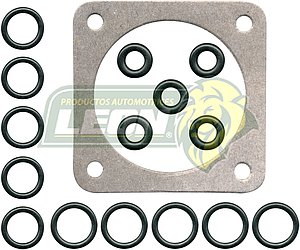 JUNTA CUERPO DE ACELERACION VW A4, EUROVAN 2.5L 5 Cil. (JLW-025) (JGO. c/16 pzas.)