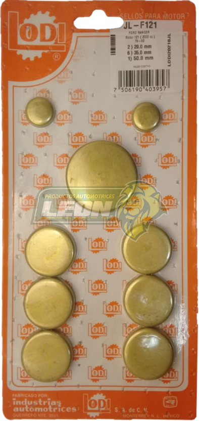 JUEGO SELLO MONOBLOCK RANGER 4C. M.121 2.0L 79-82