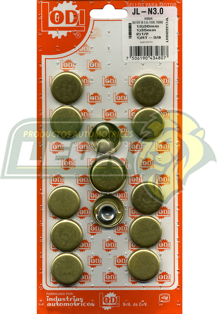 JUEGO SELLO MONOBLOCK NISSAN PK-UP, PATHFINDER, QUEST, VILLAGER V6 3.0L VG30E, VG30DE 85-98