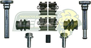 KIT F.D. (1) R.D. Y R.T. DODGE GRAND CARAVAN 12-18, JOURNEY 12-18, RAM CARGO VAN 13-16, CHRYSLER TOWN & COUNTRY 12-18, VW ROUTAN 12-16 8800 D1589, 8811 D1596 KC452