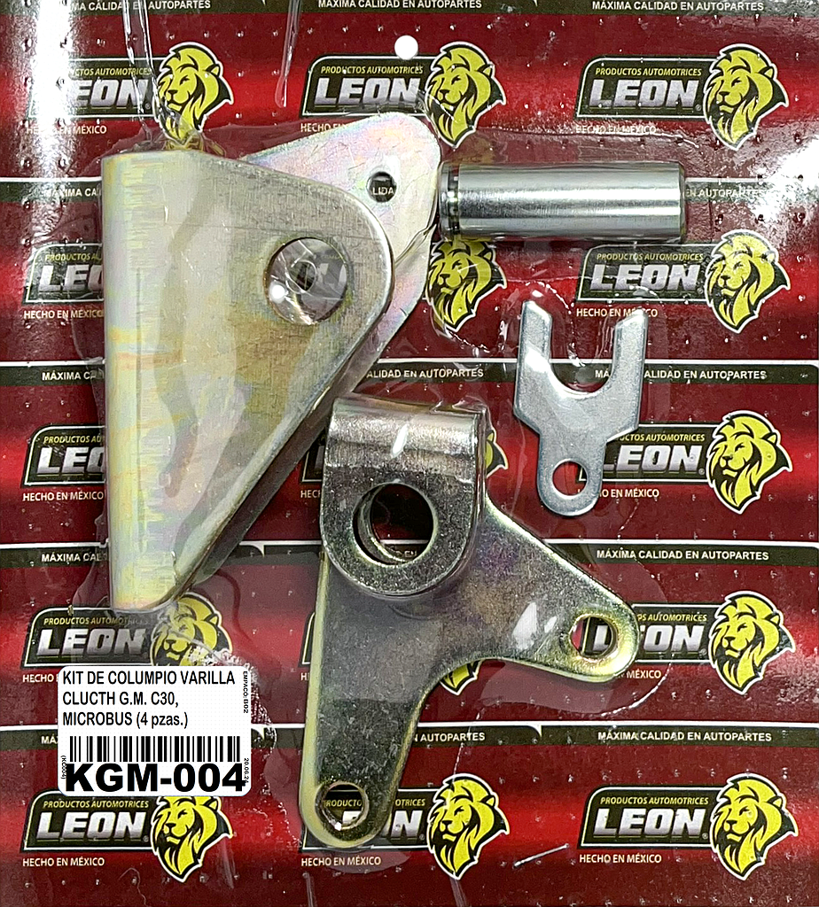 KIT DE COLUMPIO VARILLA CLUCTH G.M. C30, MICROBUS (4 pzas.)