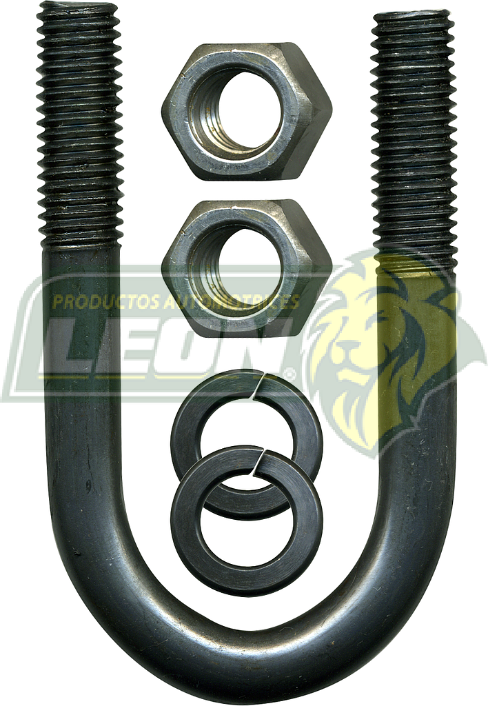 KIT DE ABRAZADERA LARGA PARA SUSPENSION C/RONDANAS DE PRESION Y TUERCAS LIVIANAS DE 9/16 STD.