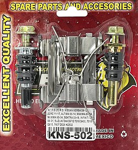 KIT F.D. (1) R.D. NISSAN VERSA 08-12, JUKE 11-17, ALTIMA 96-14, MAXIMA 89-04, MAXIMA 95-04, SENTRA 03-18, INFINITI I30 96-01, SUZUKI SX4 08-12 7318 D430, 7318 D815, 7407 D526 KC502