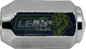 TUERCA CROMADA PLACACERO 1/2-20H. LL.13/16 L: 41 mm (MEDIANA) (01-070)