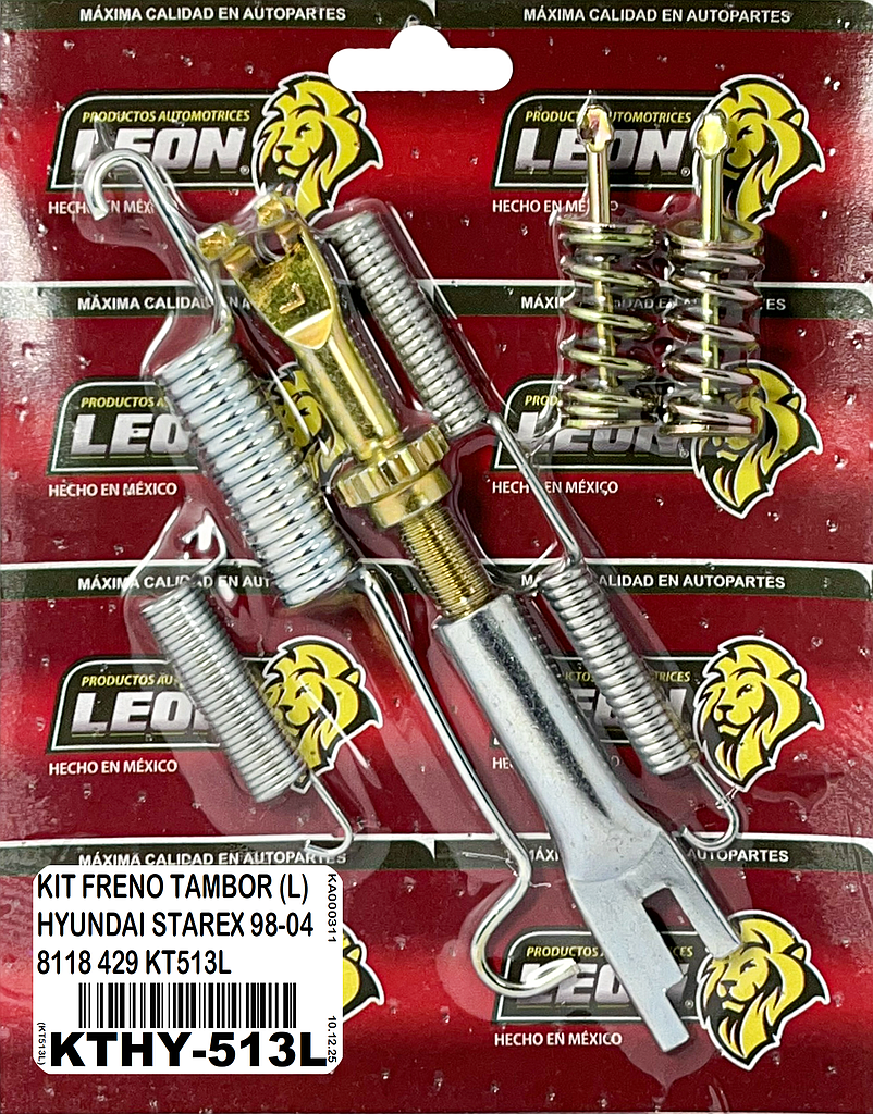 KIT FRENO TAMBOR (L) HYUNDAI STAREX 98-04 8118 429 KT513L