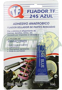 FIJADOR TF-245 AZUL POTENCIA 800 psi TUBO 6 ml