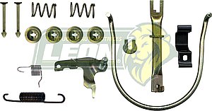 KIT FRENO TAMBOR (R) TSURU I 84-88, TSURU II 88-91, SAMURAI 84-87, HIKARI 88-92 1373 532 KT403R