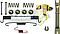 KIT FRENO TAMBOR (L) NISSAN PK-UP D21 91-15, FRONTIER 98-08, URVAN GASOLINA Y DIESEL 02-17, NV350 13-14, NV300 07-13, NP300 D22 11-14, MAXIMA 91-92 1399-574 KT406L