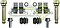KIT F.D. (1) R.D. TOYOTA HIACE 04-20 7Y30 F274, 8455 D1344, 8455A D2104, 8552 D1434 KC653