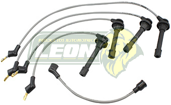 JUEGO CABLE BUJIA NISSAN TSURU, TSUBAME 16V 4 Cil. 1.6L ENC. ELEC. 94-98 (SILICON 7mm)