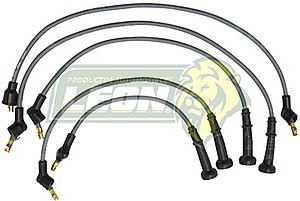 JUEGO CABLE BUJIA NISSAN TSURU III F.I. 8V (TAPA ROJA) “CAP. CORTO” 4 Cil. 1.6L ENC. ELEC. 92-94 (8mm)