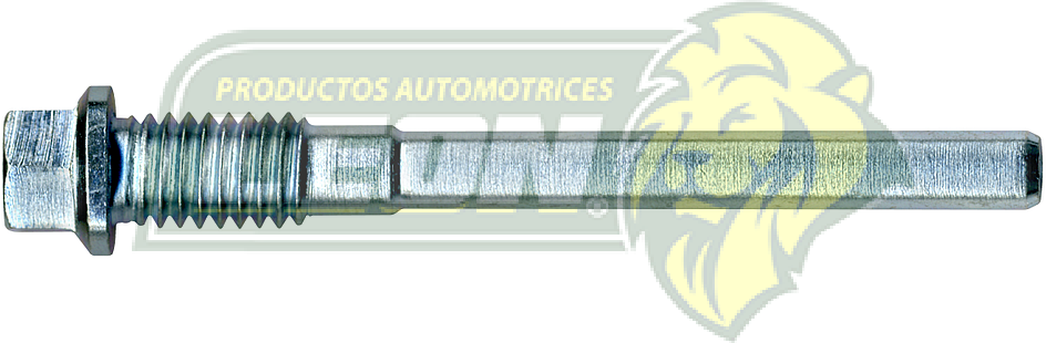 TORNILLO CALIPER FORD FAIRMONT 80-82, MUSTANG 73-83, THUNDERBIRD 80-82, MERCURY COUGAR 80-82, CAPRI 79-82, MARQUIS BROUGHAM 1983, ZEPHYR 80-82 R.D. D151, D152, D181, D182  “LARGO” HEX. 7/16, R: 7/16-14, L: 3.140” HO100H